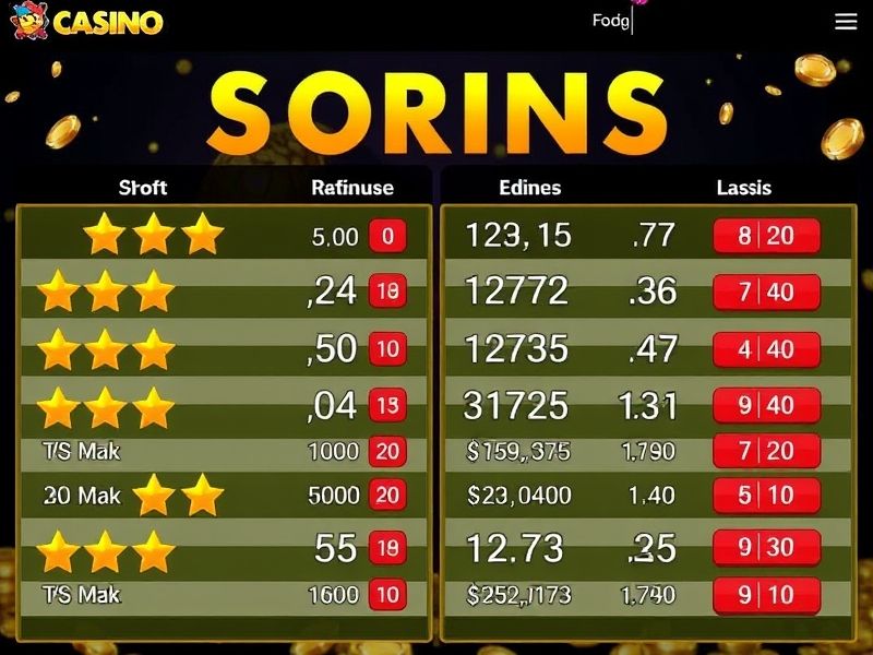 casino scores – Slot Game Ratings