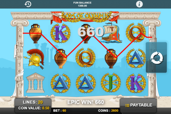 Gods of Olympus win